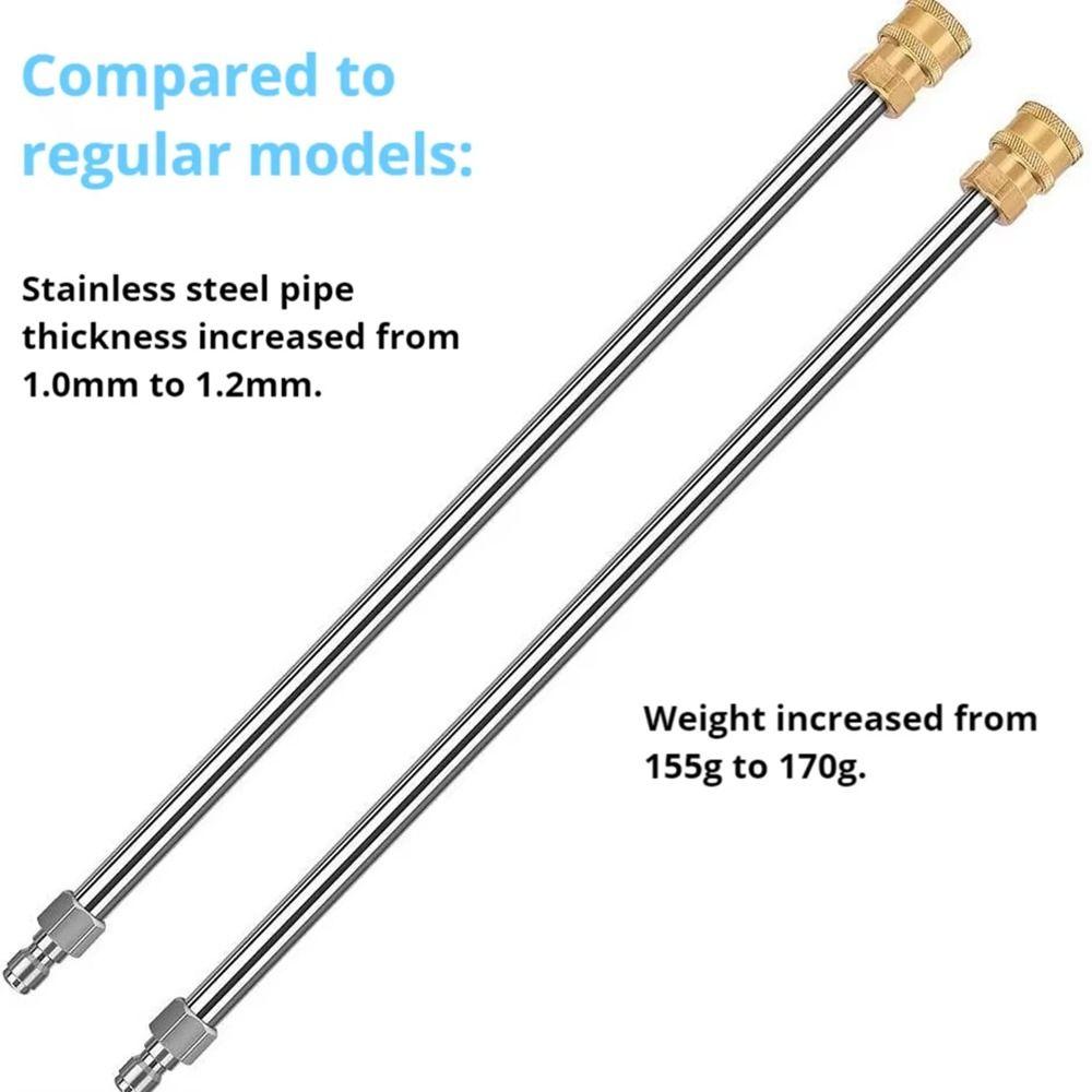 1 шт. Удлинительная насадка из нержавеющей стали для мойки высокого давления, электрическая мойка, насадка, распылительная трубка