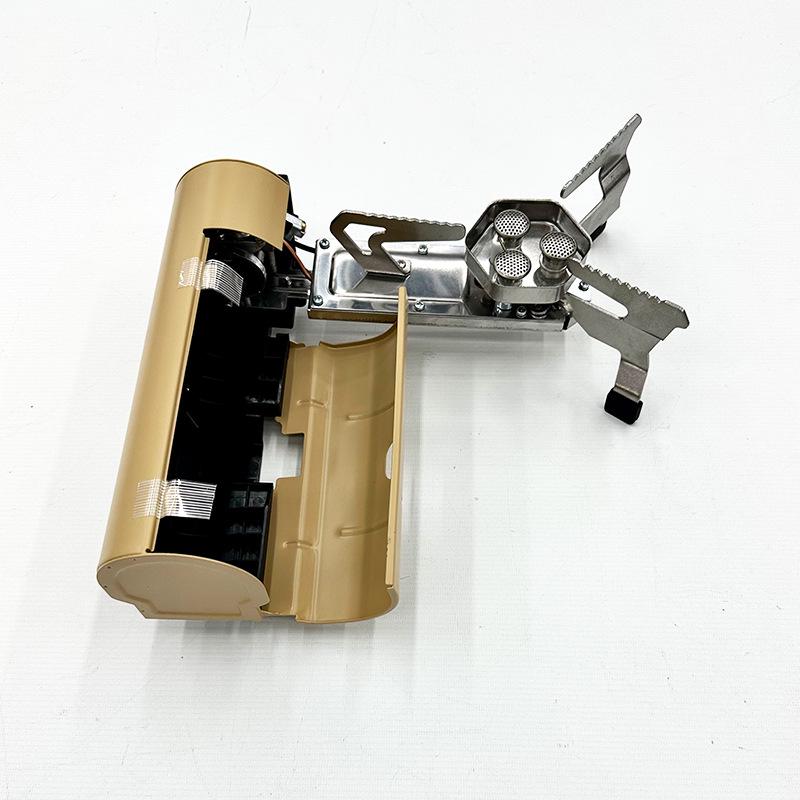 Portable Folding Gas Stove and Kettle for Outdoor Tea Brewing