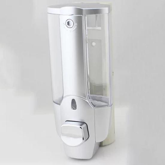 Настенный ручной дозатор мыла объемом 350 мл для ванной комнаты, легко заполняемый дозатор для душа с большим