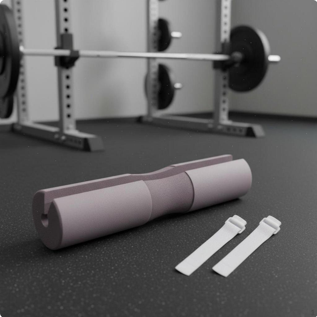 Barbell Squat Pad ShockAbsorbing Foam Sleeve AntiSlip Thrust Exercise for Squats,