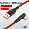 120W Super Fast Braided Elbow Type-C Cable for Huawei, Vivo, Oppo, Honor Flash Charge