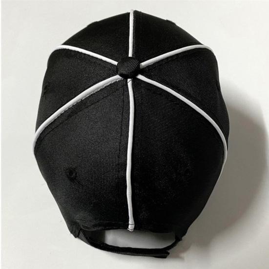 Бейсболка Coach Контрастного цвета Длинный козырек Застежка на липучке Регулируемое Отверстие для хвостика Солнцезащитная Моющаяся Спортивная Тренировочная Судейская Шляпа Головной убор