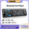 Grandnavi 1Din MP3 автомобильный радиоприемник аудио стерео FM Aux вход приемник SD/USB 12 В с Bluetooth в приборной панели мультимедийный автомобильный радиоплеер