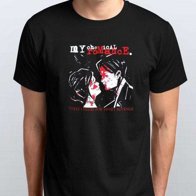 MY CHEMICAL ROMANCE THREE CHEERS Унисекс Футболка S M L XL XXL 3XL 4XL цвета Черный