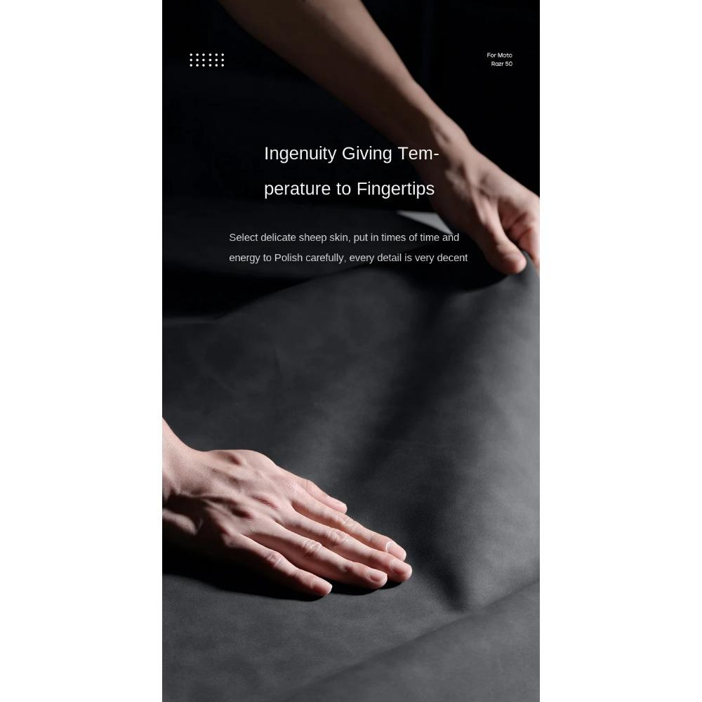 Простой кожаный удобный замшевый чехол для Moto Razr 50 Ultra RAZR 50 Motorola Razr 40 Ultra Razr40 Защитный чехол для объектива Business Cover