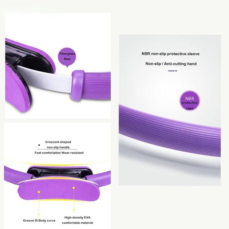 Йога Фитнес Кольцо Круг Пилатес Женщины Девушка Упражнение Дом Сопротивление Эластичность Йога Тренировка в спортзале Пилатес Кольцо Круг