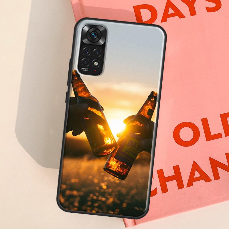 Beer Case For Xiaomi Redmi Note 12 Pro Note 8 9 10 11 Pro 9S 10S 11S 12S Redmi 9C 10A 10C 12C