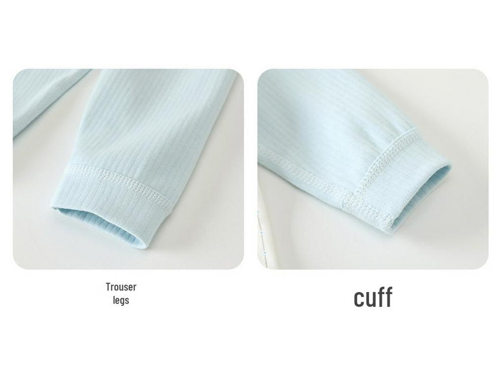 Комплект для младенца из чистого хлопка с высокой талией - Одежда для новорожденных на осень/весну и брюки с защитой животика