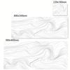 Large Black and White Art Mouse Pad Pc Gamer Mousepad Mat White Desk Mat Strata Liquid Mausepad Computer Keyboard Big Table Mat