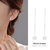 Banyan Tree S999 Silver Ruyi Knot Tassel Face-Slimming Earrings - Women's Luxury Niche 2024