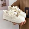 Explosive Change Kt Cat Thick Sole Heightening Big Head Bread Little White Shoes Women's 2025 Spring and Summer New Versatile Student Sports Shoes