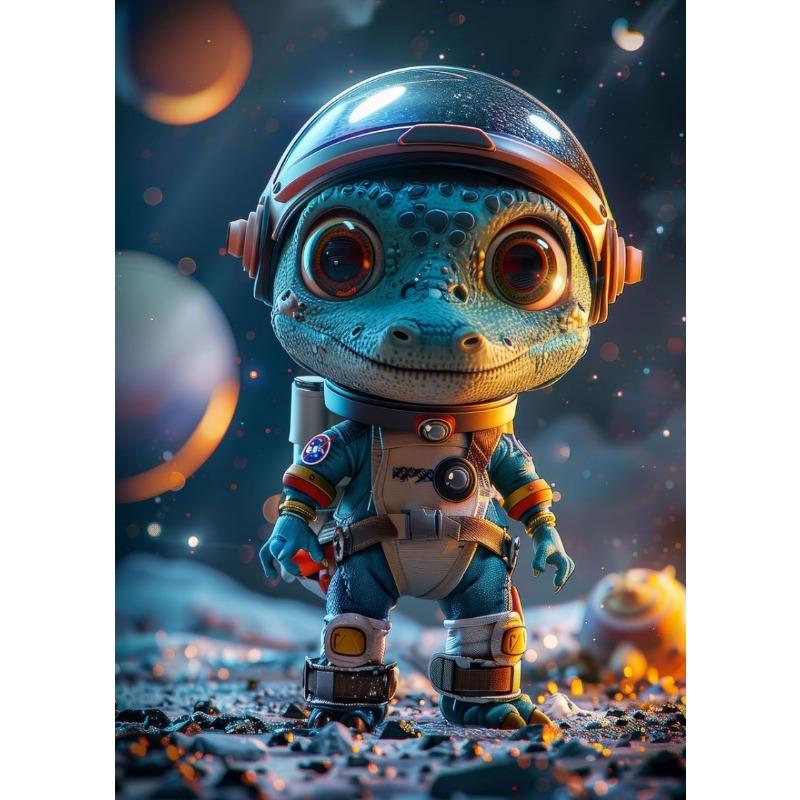 Интересные животные Еж Лиса Сова Динозавр Космос Астронавт Абстрактный Постер Холст Картины Настенное искусство Картинки Домашний декор