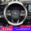 MVTT4 Car Steering Wheel Cover for Lexus RX 400h 450h TX350 LX600 RX400h RX350 RX350h LS400 UX250h NX ES 300h 350 CT200h Accessories