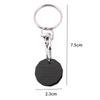 1Pc Diy Accessories Cart Token Pendant Keyring Trolley Metal Coin Small Shopping Stainless Steel Keychain