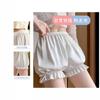 Safety Pants Ice Silk Three Point Seamless Lace Anti-slip Shorts Women's Summer Thin Leggings Over Wear
