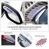 XLM4  2 Pack Car Rearview Mirror Rain Eyebrow Rain Cover Flexible PVC Rain Cover For Skoda Octavia Rapid Kodiaq Karoq Fabia Kamiq Supe