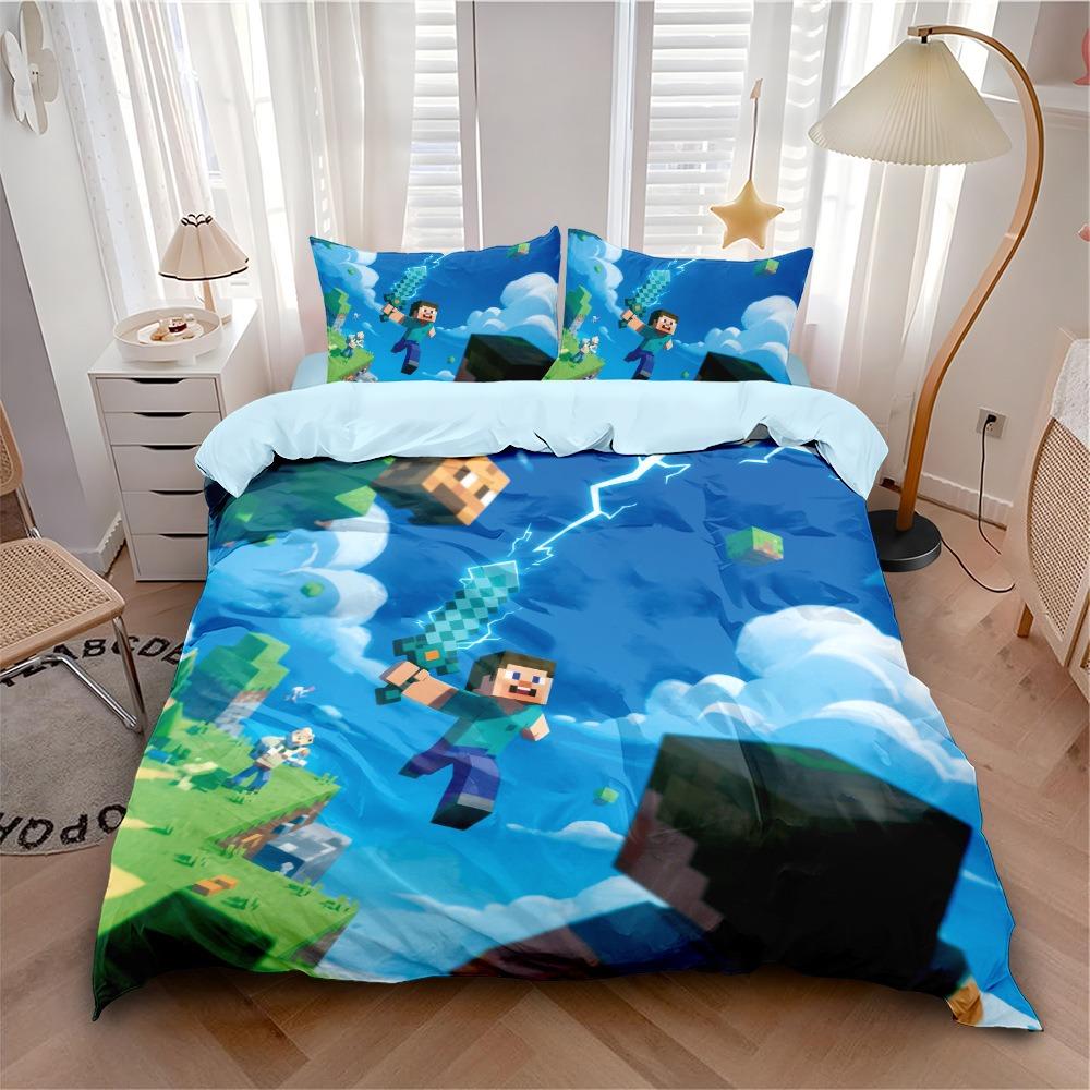 Пододеяльник для аниме My World Постельное белье My World Monster Hunters Комплект постельного белья Наволочки Постельное белье Детское Для детей Взрослый