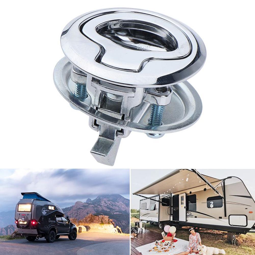 Marine Hatch Locking Locker Boat Embedded Flush Pull Hatch Slam Latch For Boat Alloy Latch Latch 1.77 Inch 2Pcs 4Pcs