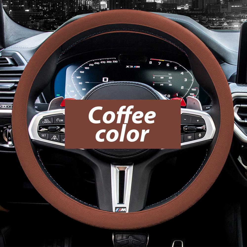 Чехол на руль из силикагеля для автомобиля, подходит для рулевых колес диаметром 32–47 см, противоскользящий протектор, аксессуары для салона автомобиля