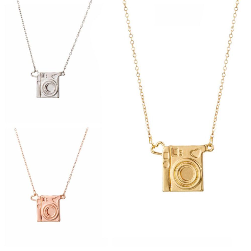 Stainless Steel Photo Frame Necklace Retractable DIY Photo Album Necklace Butterfly Neck Jewelry Accessories
