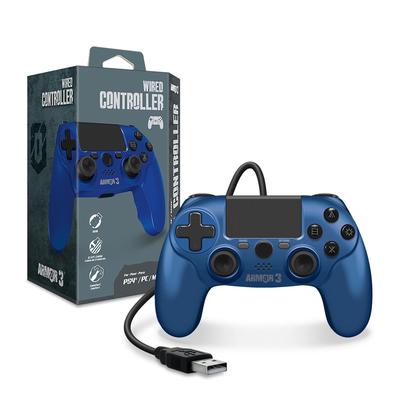 Проводной игровой контроллер Armor3 PS4 PC MAC Совместимость с USB-подключением / / Цвет/синий