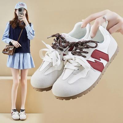 2024 Новая повседневная обувь Модные универсальные кроссовки для бега Дышащая искусственная кожа Легкая спортивная женская обувь Zapatos De Mujer