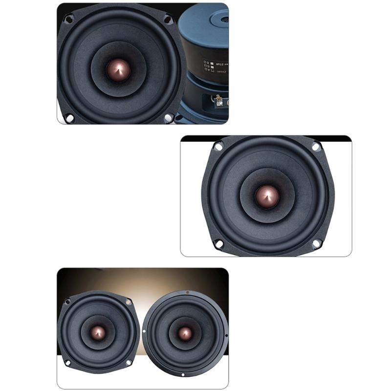 Высокочувствительные 5,25-дюймовые среднечастотные динамики с глубоким басовым звучанием, автомобильные музыкальные динамики для меломанов и киноманов