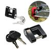 Trailer Coupler Lock with Keys Rustproof Corrosion Resistant Easy Installation Boat RV Truck Car Heavy Duty Hook Lock Padlock