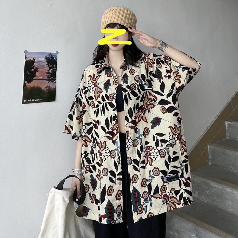 Korean Style Loose Short-Sleeve Shirt for Women - Summer 2024 Trend