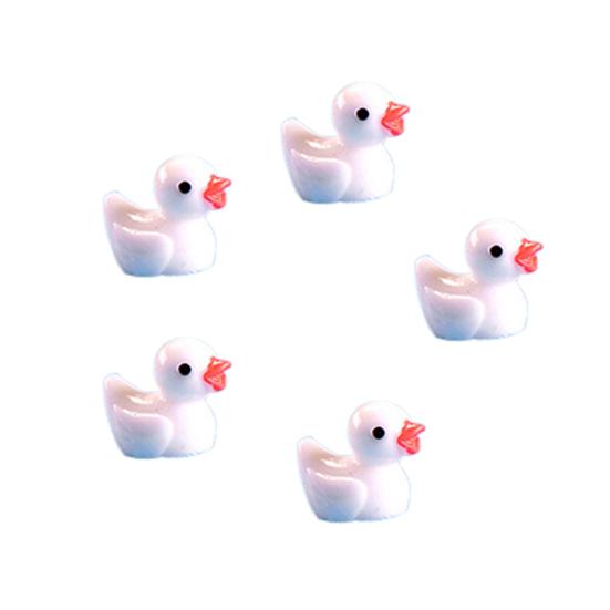 5шт смолы утка модель орнамент миниатюрный сад сочные бонсай кукольный декор