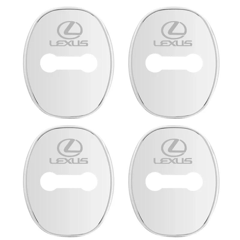2026 Hot Interior Stickers For Lexus RX350 IS300 ES350 IS250 CT200H IS NX ES GS350 NX200T RX GX GX460 4pcs Stainless Steel Car D
