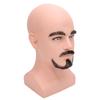 Мужская голова манекена с W-образной бородой, имитация мужской головы манекена, учебная голова манекена с бородой, голова манекена Mo