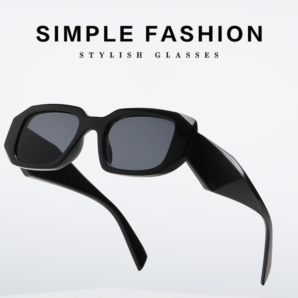 Прямоугольные солнцезащитные очки для женщин и мужчин, солнцезащитные очки Y2k, модные солнцезащитные очки в винтажной квадратной оправе 90-х годов, солнцезащитные очки с защитой UV400