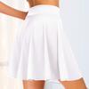 Мини-юбка с высокой талией, однотонная, очень мягкая, приятная для кожи, без ворса, женская летняя плиссированная юбка из полиэстера