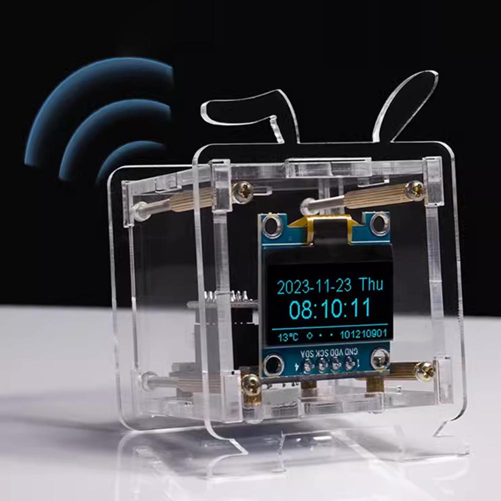 ESP8266 Мини Электронные Часы DIY Набор Поддержка 2.4G Wifi Сети Электронная Многофункциональная Метеостанция Паяльный Проект