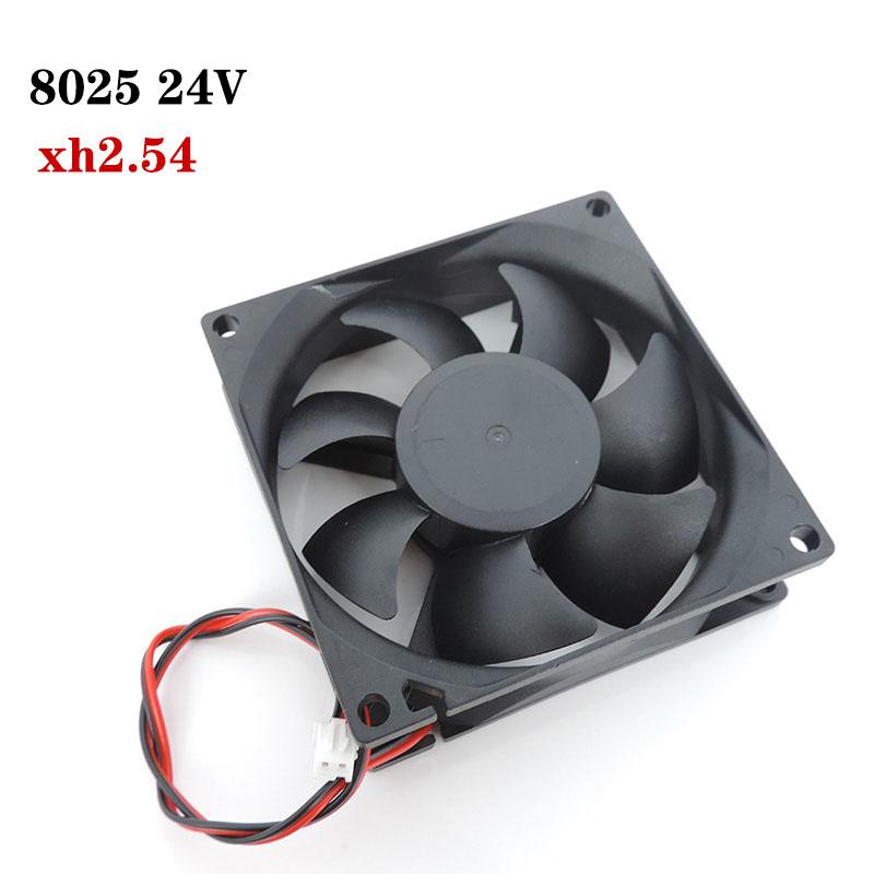 8 см DC 5 В 12 В 24 В xh 2.54 2pin 8010 8015 8025 Бесщеточный охлаждающий вентилятор 80*80*15 80x105 мм радиатор для корпуса ПК GPU