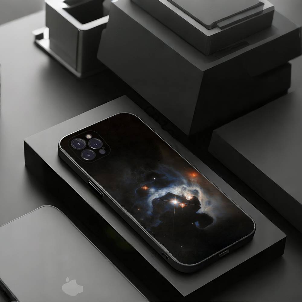 Чехол для телефона "Звезды Земли Космос" Для iPhone 17 16 15 14 13 12 11 Pro Xs Max Mini Plus Противоскользящий Ударопрочный Жесткий