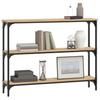 Console Table Sonoma Oak 100x22.5x75 cm Particleboard