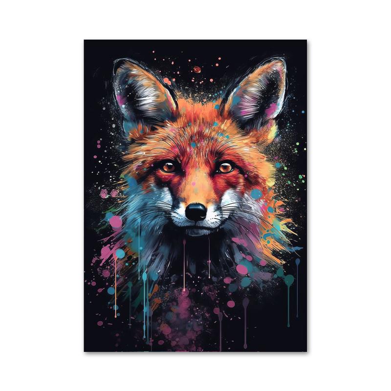 Абстрактное животное обезьяна лев тигр портрет акварель холст картина постер и принты граффити настенное искусство картина для домашнего декора