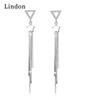 Lindon Copper Alloy Zircon Earrings Drop Earrings For Women Wedding Party Gifts