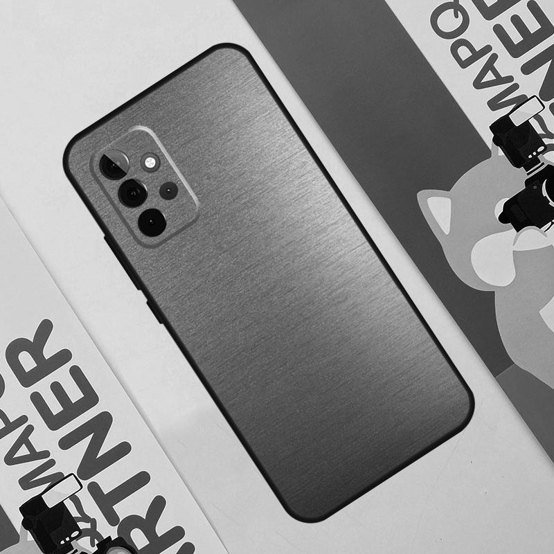 Чехол с металлическим узором из стали и железа для Samsung Galaxy A36 A35 A55 A06 A16 A26 A56 A53 A32 A52 A33 A13 A14 A34 A54 A17 A15