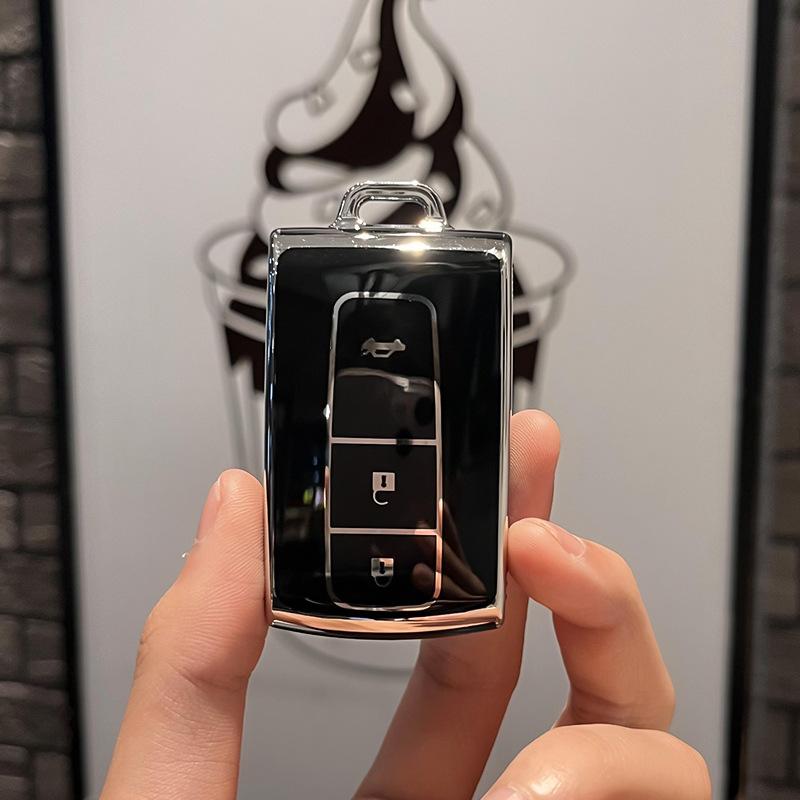 ТПУ авто чехол-брелок для Toyota Prius 2004 2005 2006 2007 2008 Corolla Verso Camry автомобильный чехол с дистанционным ключом Защитная крышка аксессуары