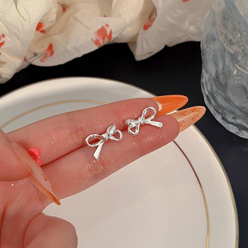 Иглы для ушей из стерлингового серебра S925, новые темпераментные простые и маленькие серьги-пусеты, женские серьги, серьги для пирсинга ушей, серьги, предотвращающие блокировку, ювелирные изделия