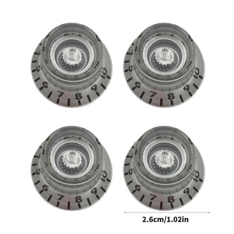 Guitar Effect Button Control Tuner Knobs Replacements Turning Knobs Guitar Potentiometer Knobs Jazzes Guitar Bass Knobs