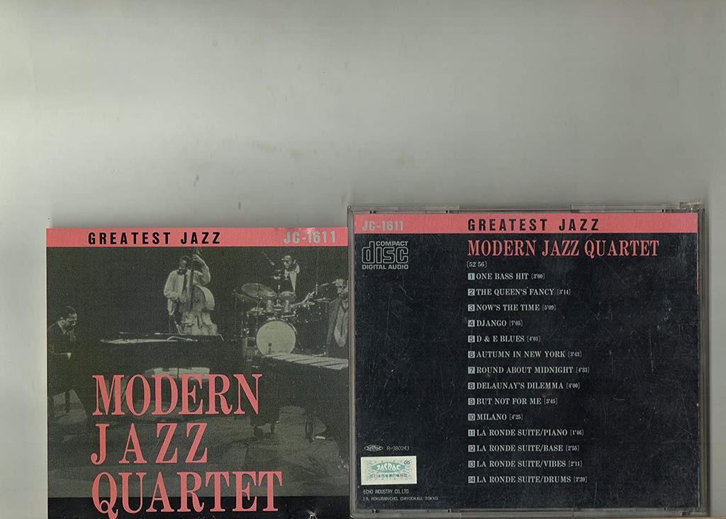 CD MODERN JAZZ QUARTET - Greatest JAZZ JC1611 Япония Джаз Б/У