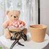 Modern Cotton Rope Woven Basket Nordic Style Woven Flowerpot Storage Basket  Garden Use