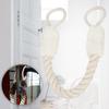 Дверная ручка с тросом для защиты пальцев и домашних животных в гостиной, белый