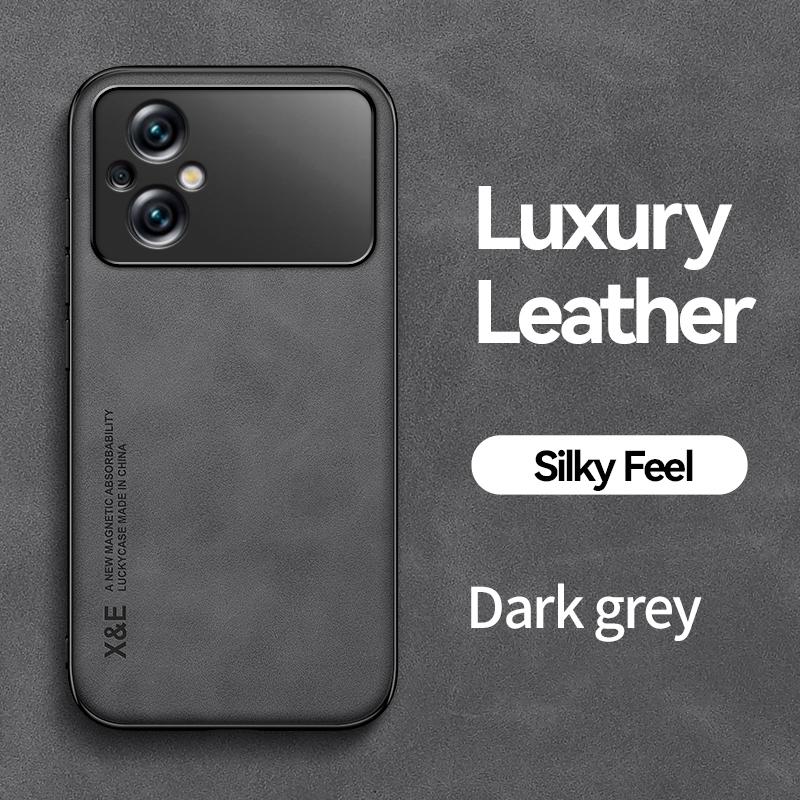 Роскошный кожаный чехол для Xiaomi POCO M5 M5S M4 5G, мягкий силикон + противоударная задняя крышка для телефона из поликарбоната для POCO M4 5G M5 M5S