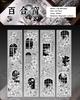 JIANWU 500cm/600cm Vintage Flower Landscape Material Collage Scrapbook PET Tape Creative DIY Journal Stationery