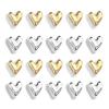 20 шт. Винтажные металлические декоративные магниты в форме сердца из смолы, магнитные наклейки для холодильника, белых досок, аксессуары для фотоклипов